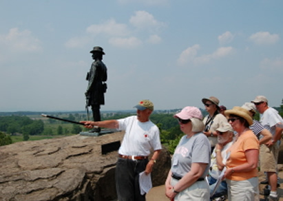 Ed Bearss at Gettysburg